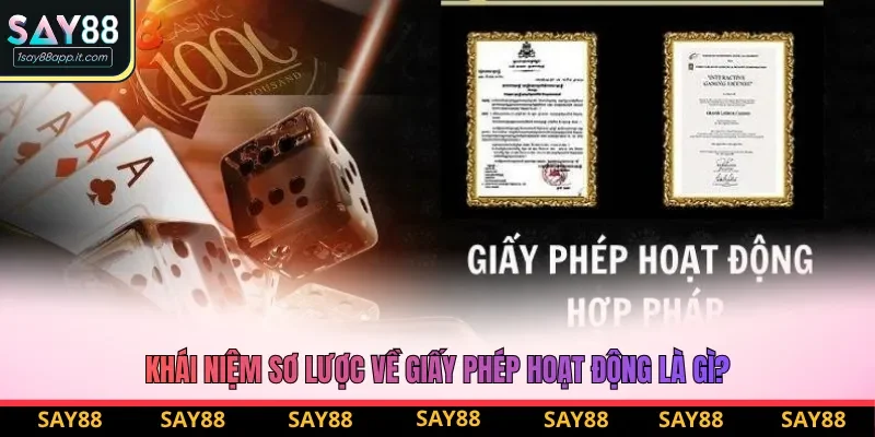 Khái niệm sơ lược về giấy phép hoạt động là gì?