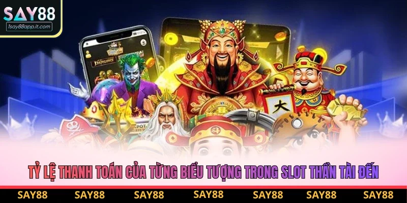 Tỷ lệ thanh toán của từng biểu tượng trong Slot Thần tài đến