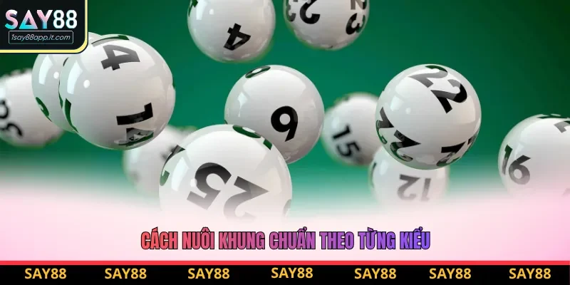 Cách nuôi khung chuẩn theo từng kiểu